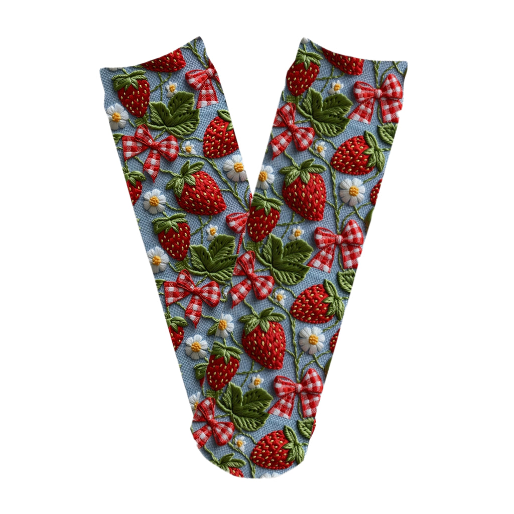 Strawberry Socks - Dapper Xpressions