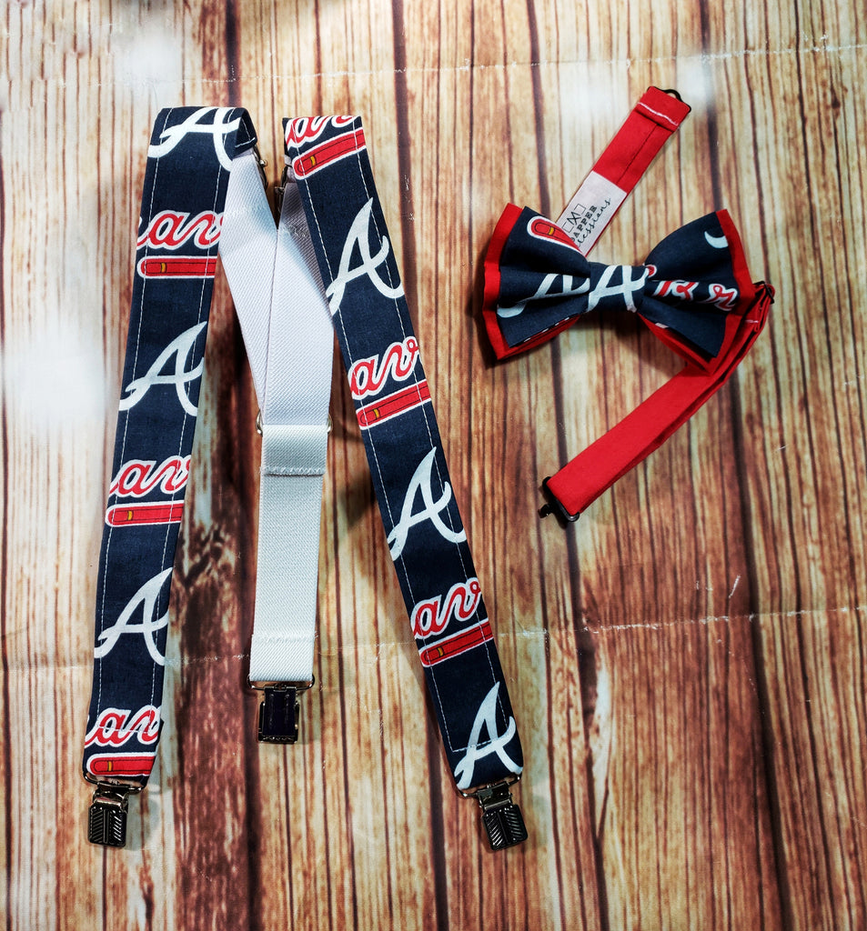Atlanta Braves Suspenders - Dapper Xpressions