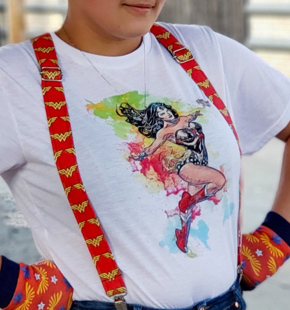 Wonder Woman Suspenders - Dapper Xpressions