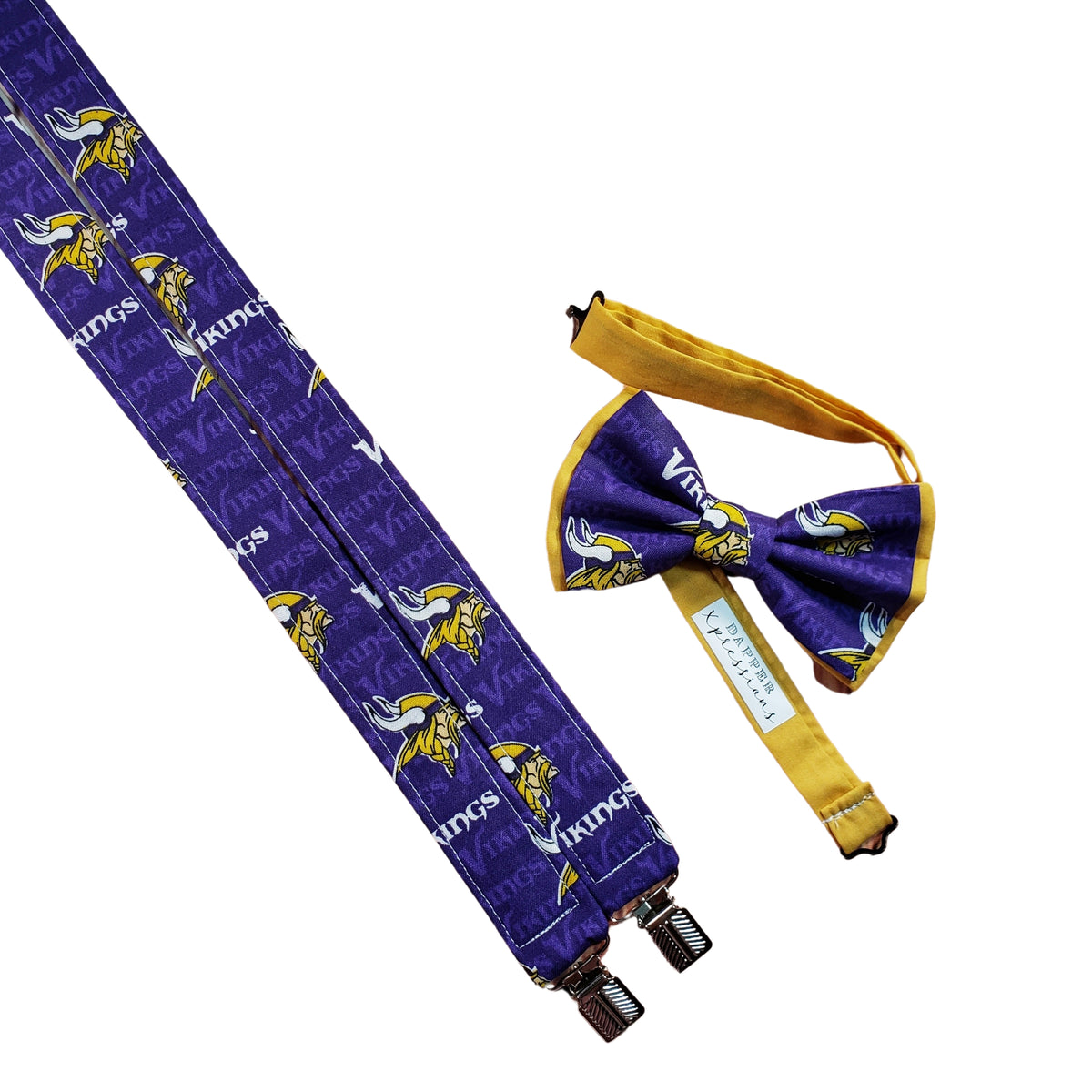 Minnesota Vikings Suspenders Dapper Xpressions