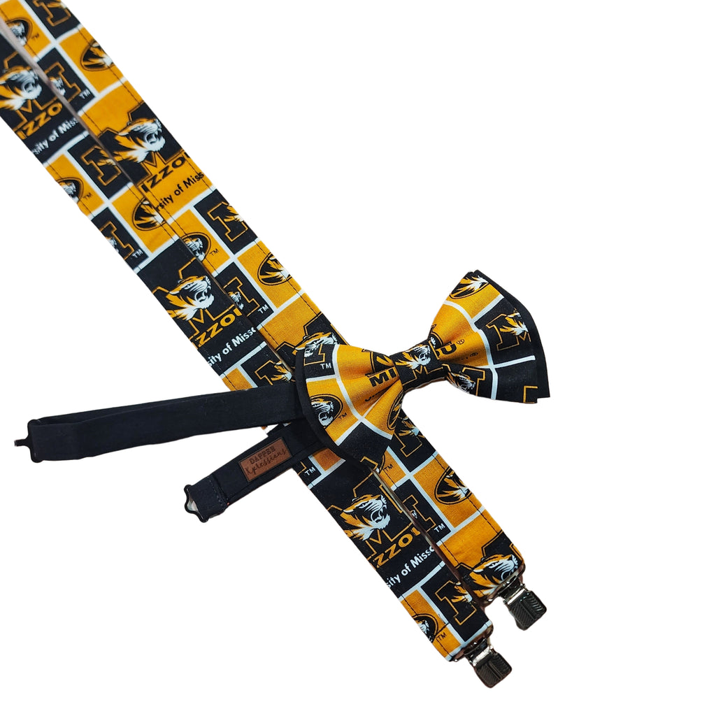 University of Missouri Suspenders - Dapper Xpressions