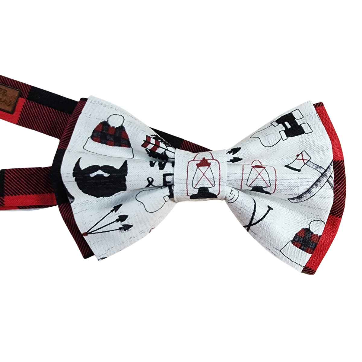Dapper Xpressions Kansas City Chiefs Suspenders Suspenders + Clip on Bow Tie / Regular (Height 5'0 to 5'7)