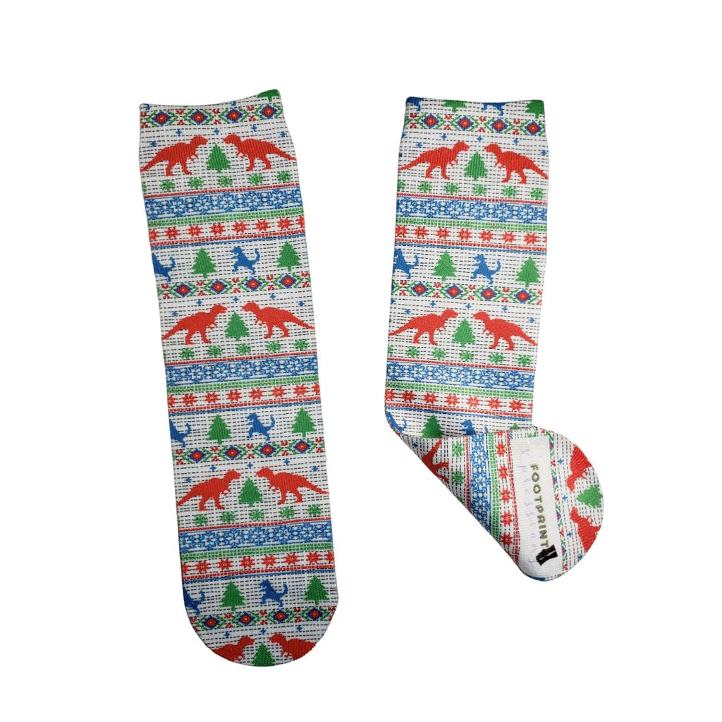 Christmas Dinos Socks - Dapper Xpressions