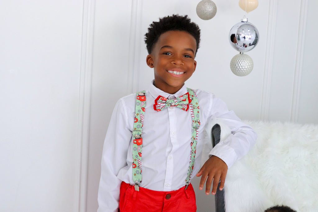 Christmas Tree Cakes Suspenders - Dapper Xpressions