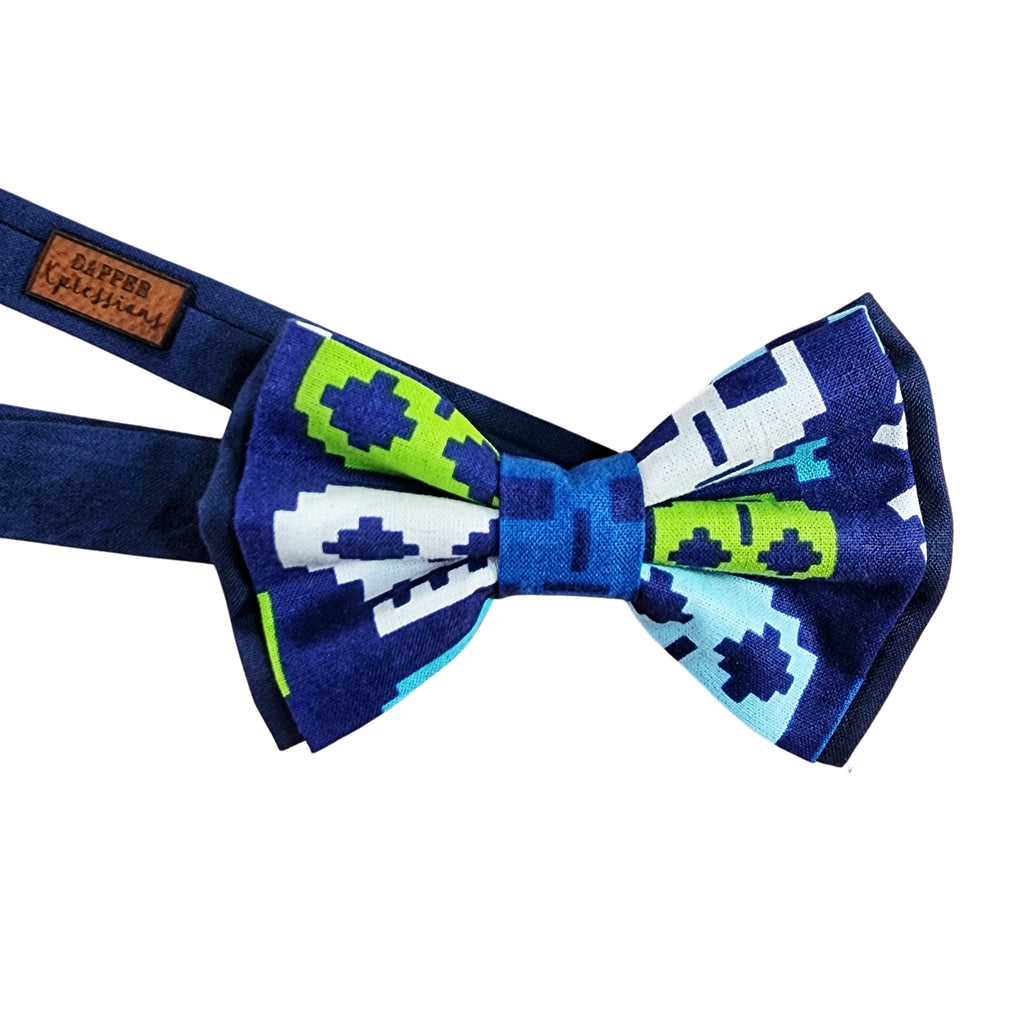 Pixel Skulls Suspenders & Bows - Dapper Xpressions