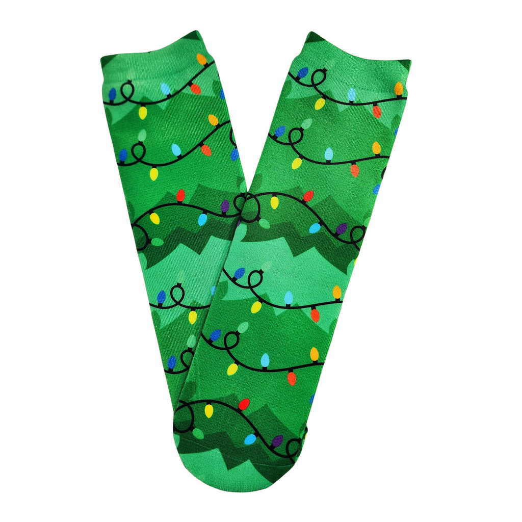 Christmas Tree Lights Socks - Dapper Xpressions