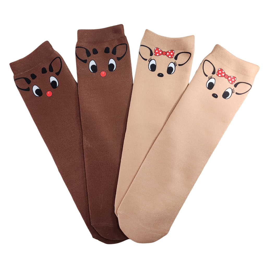Rudolph & Clarice Socks, CHOOSE DESIGN - Dapper Xpressions