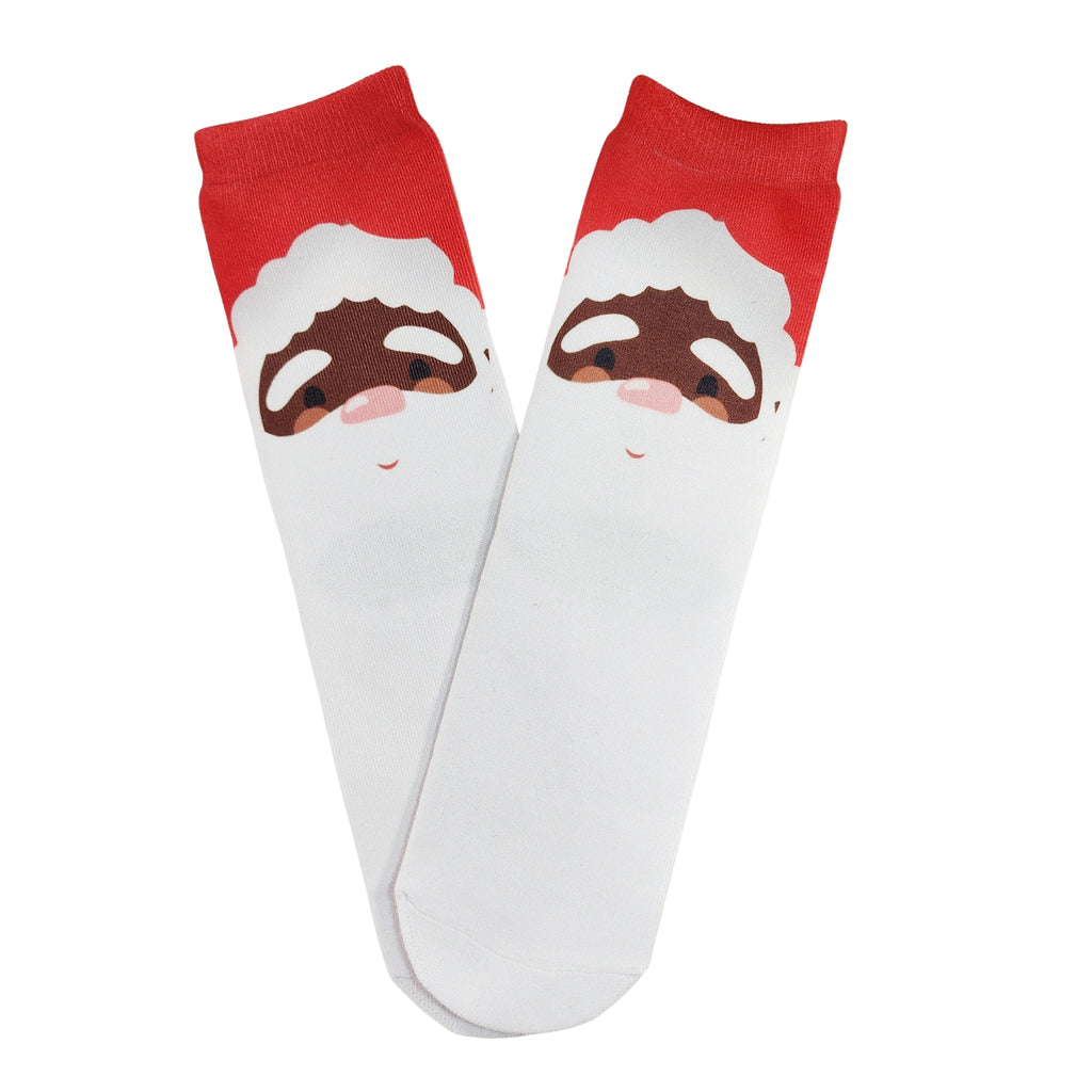 Black Santa Socks - Dapper Xpressions