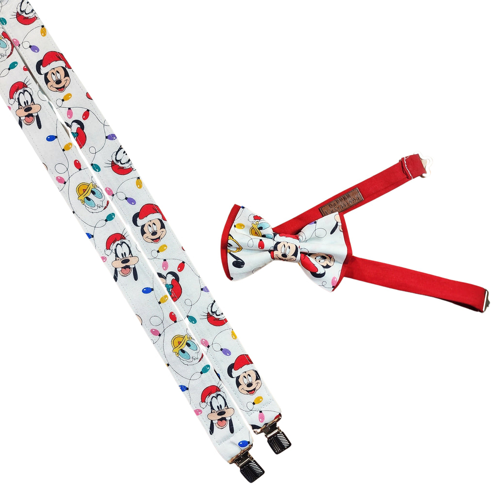 Christmas Mickey & Friends Suspenders - Dapper Xpressions