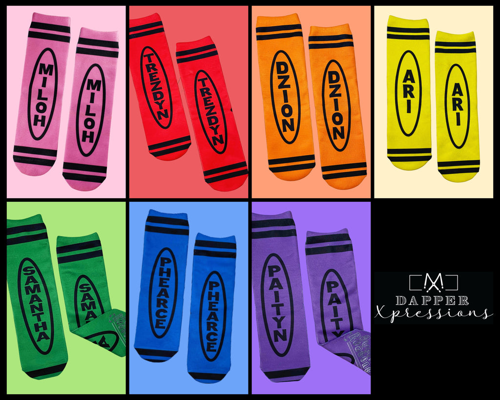 Crayon Socks - Dapper Xpressions