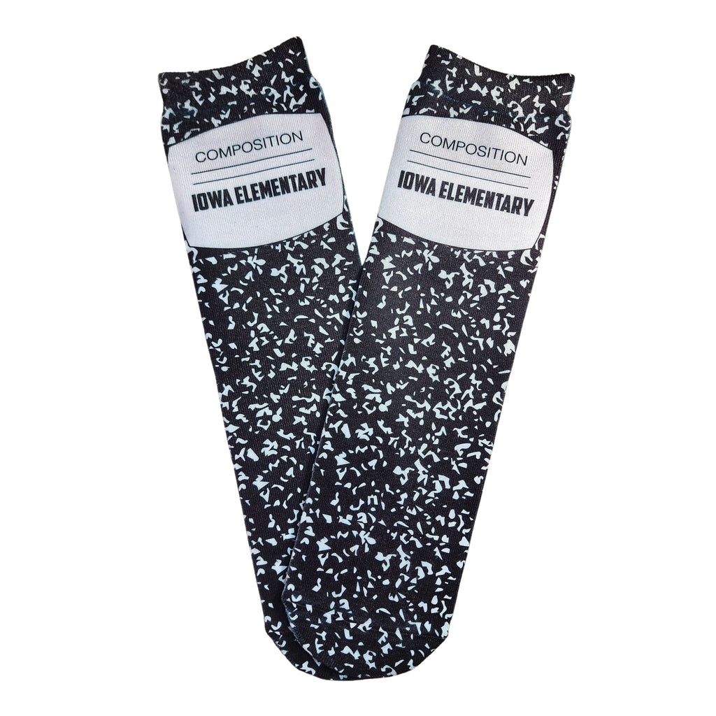 Personalized Composition Notebook Socks - Dapper Xpressions