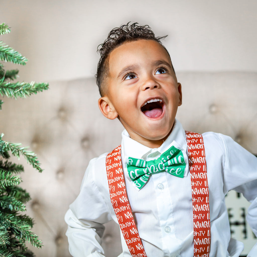 Naughty List Suspenders and Bows - Dapper Xpressions