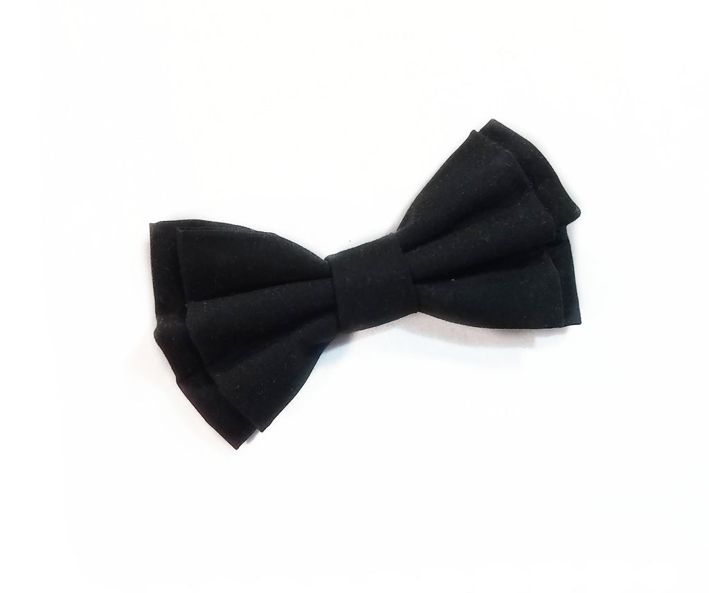 Black Suspenders With Optional Bow Tie (or Hairbow) - Dapper Xpressions