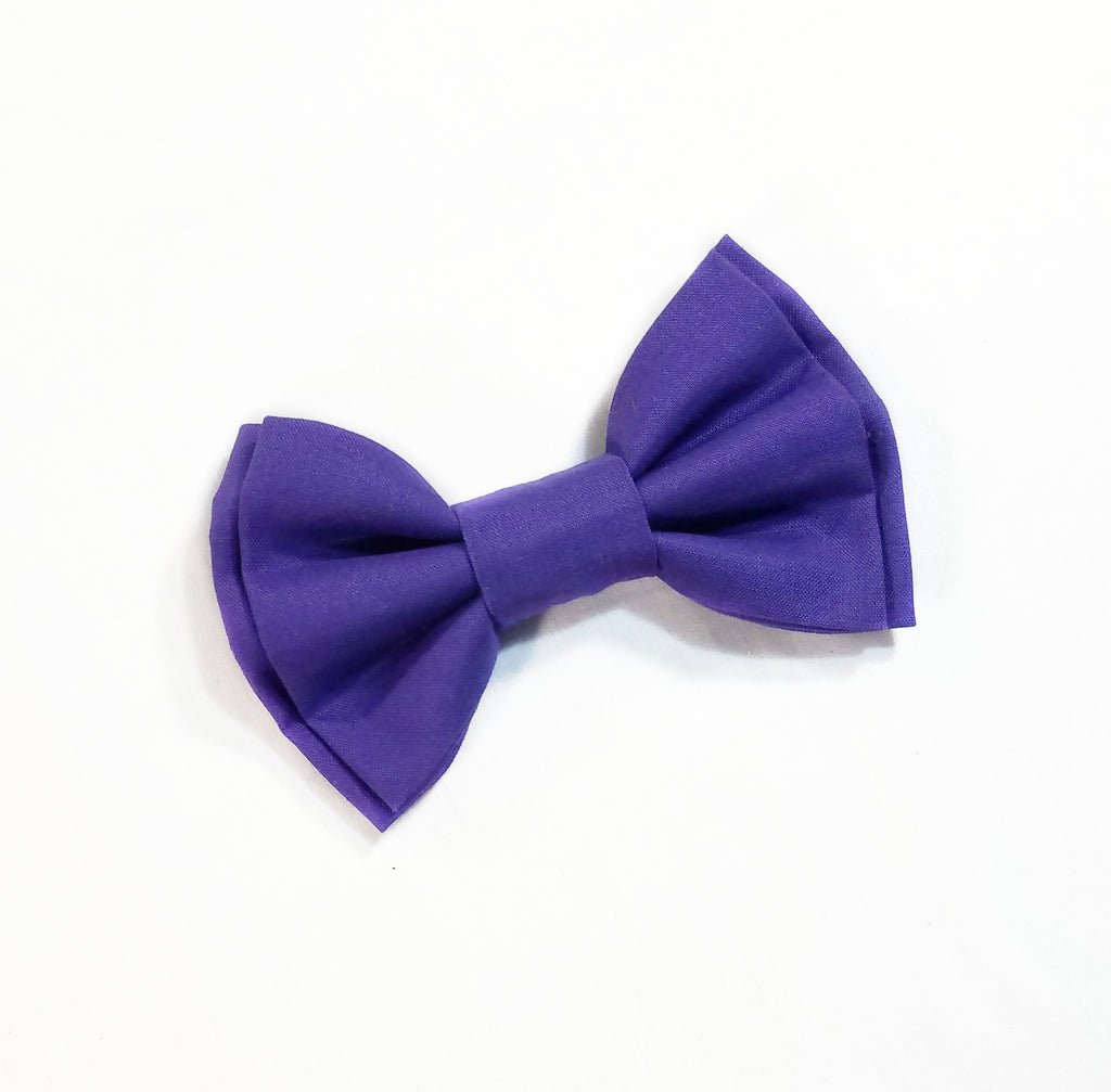 Purple Suspenders With Optional Bow Tie (or Hairbow) - Dapper Xpressions