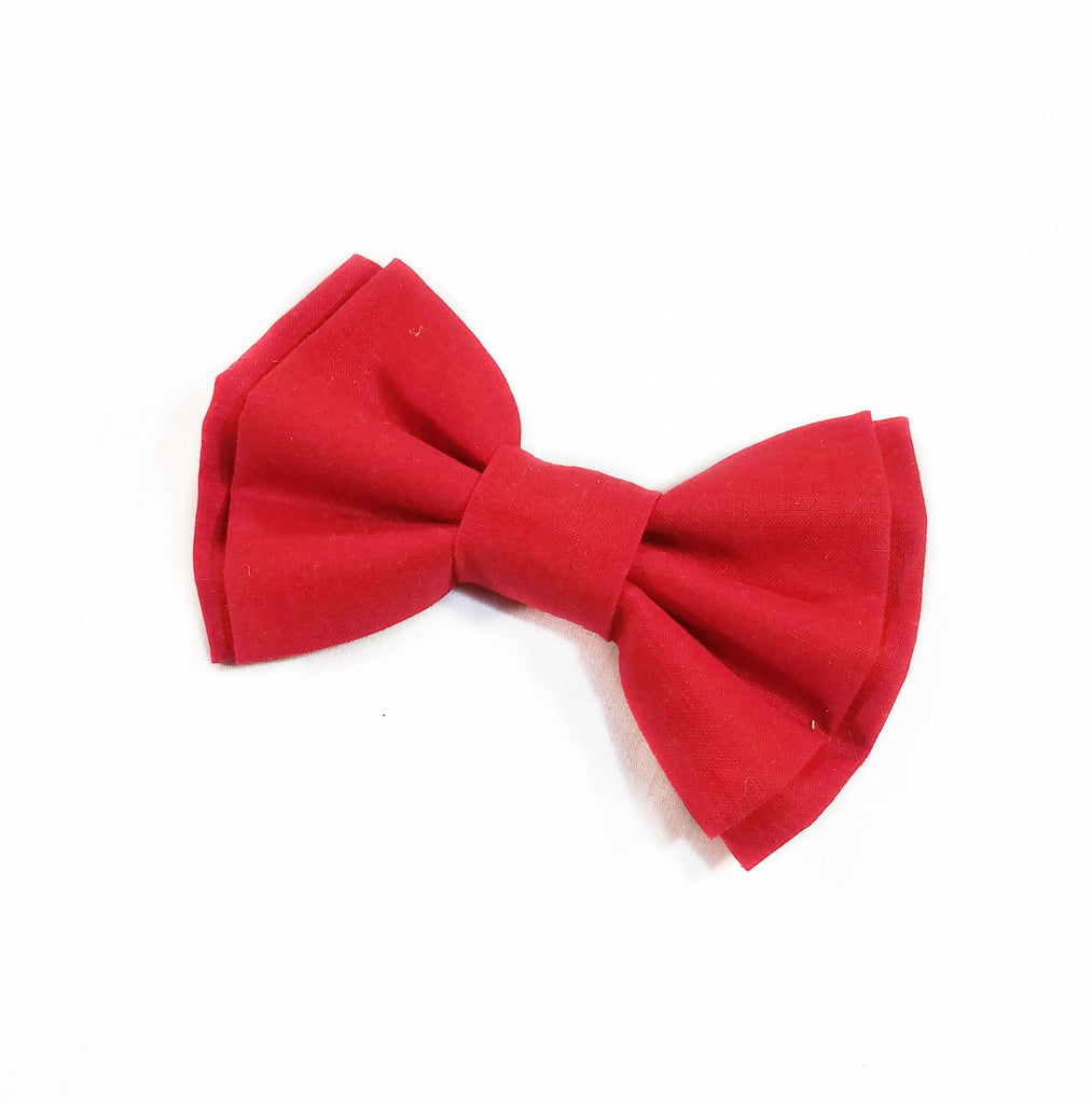 Red Suspenders With Optional Bow Tie (or Hairbow) - Dapper Xpressions