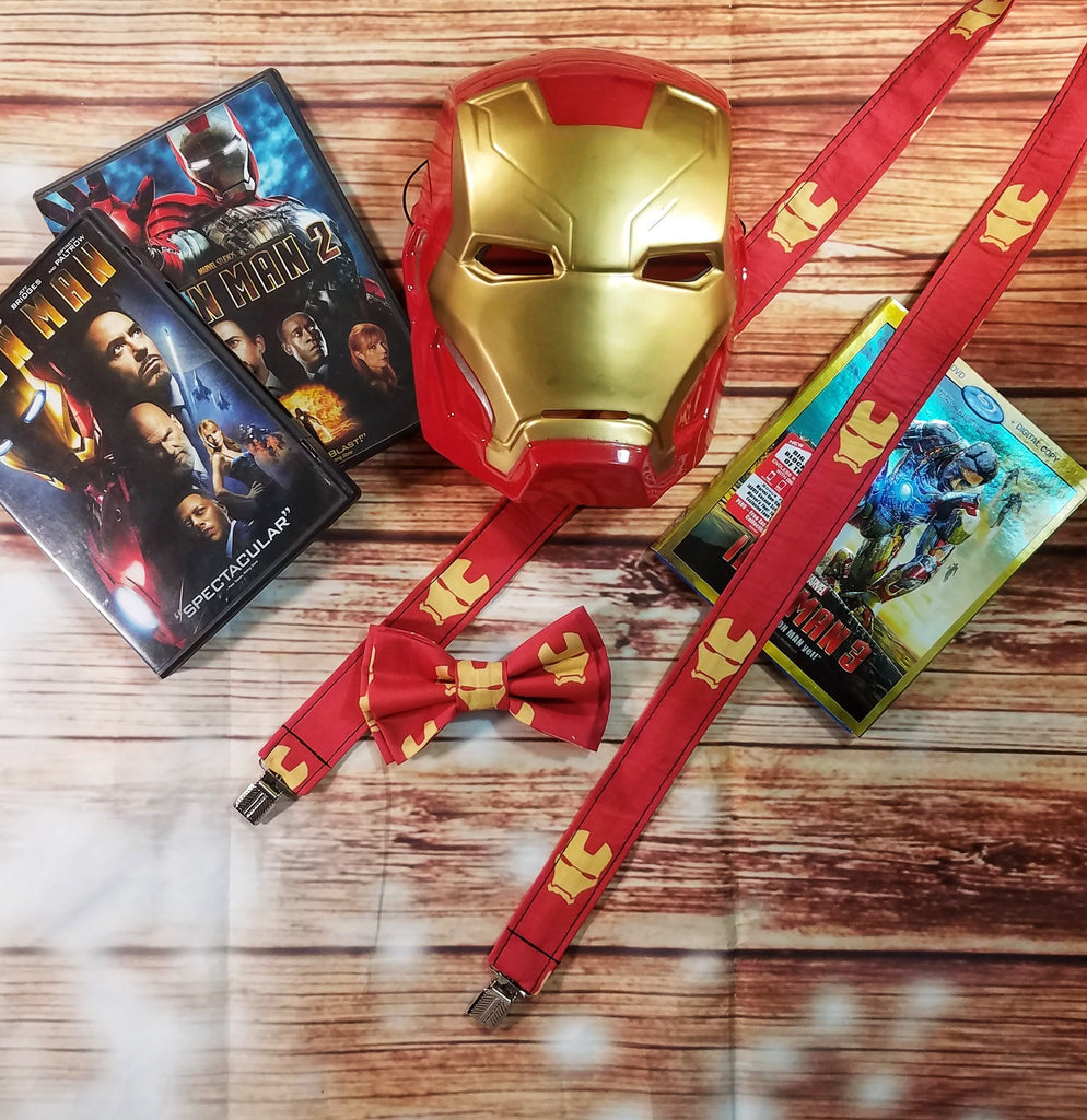 Iron Man Suspenders - Dapper Xpressions