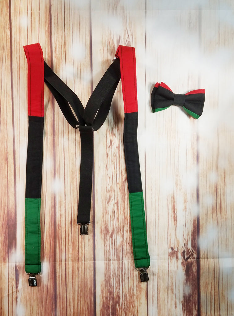 Juneteenth Suspenders - Dapper Xpressions
