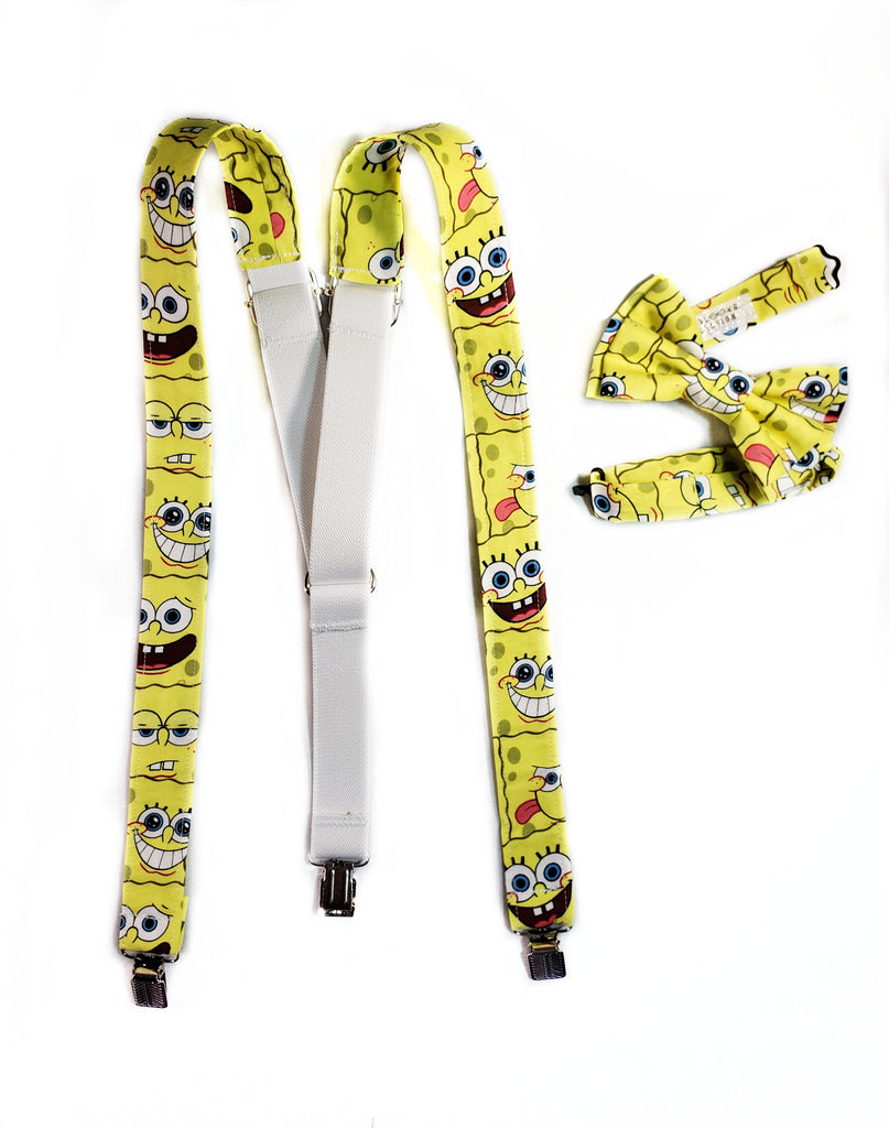 Spongebob Suspenders - Dapper Xpressions