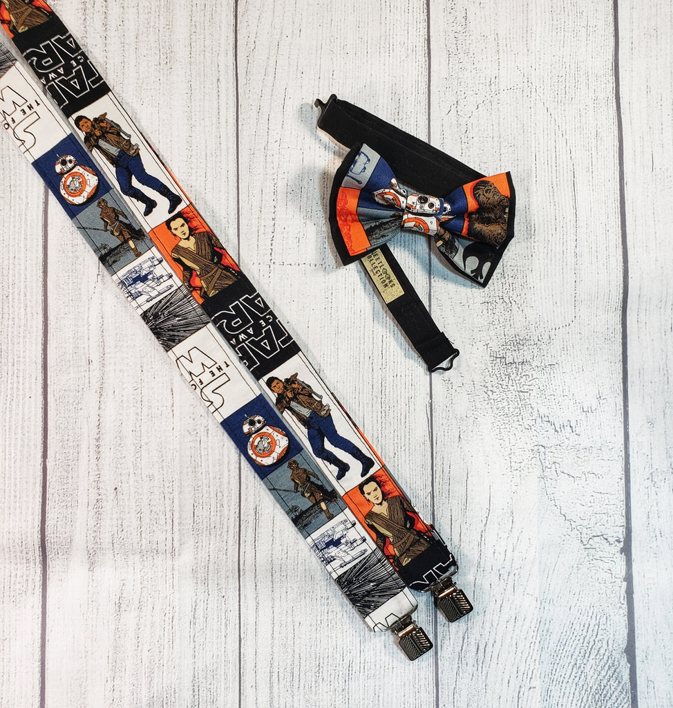 Star Wars Suspenders Multicolored and Blocked - Dapper Xpressions