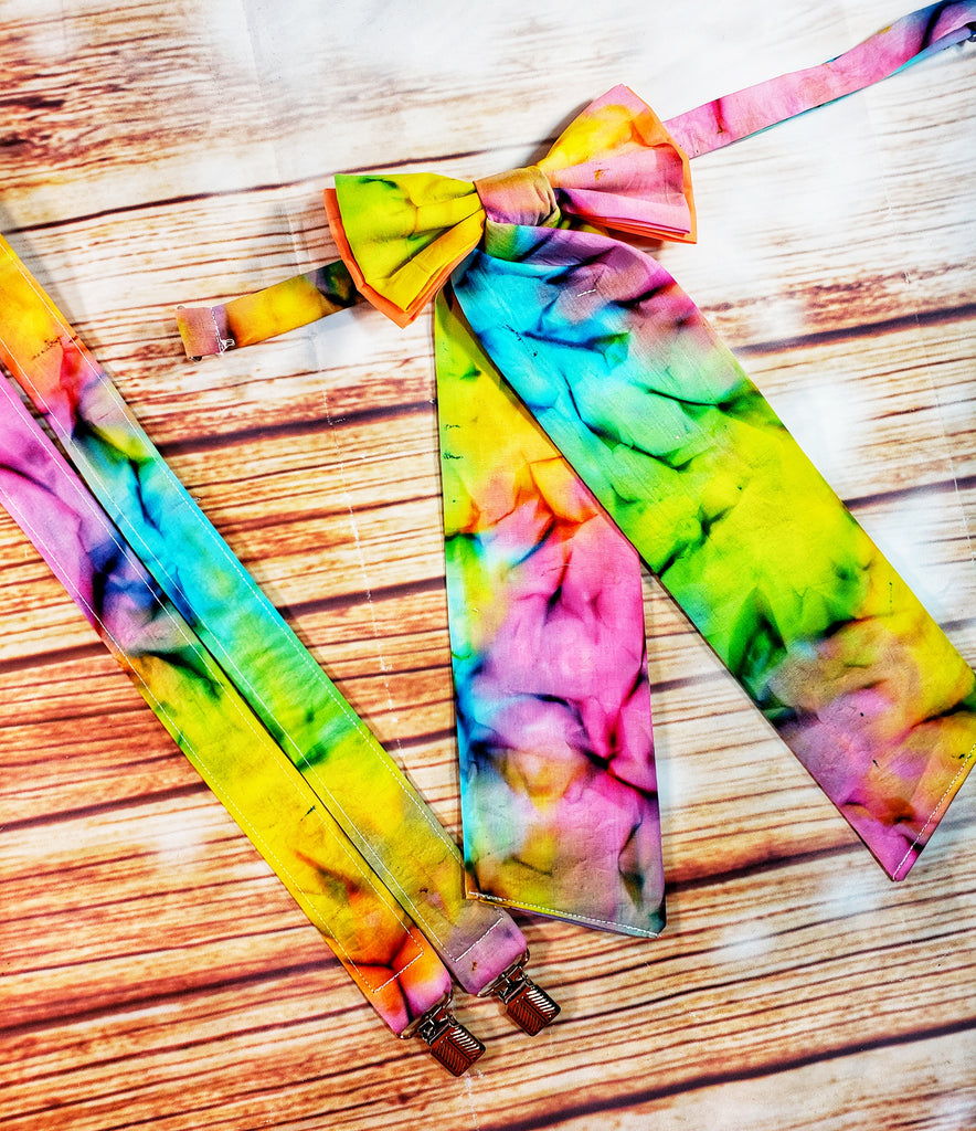Watercolor Tie Dye Adjustable SweeTie - Dapper Xpressions