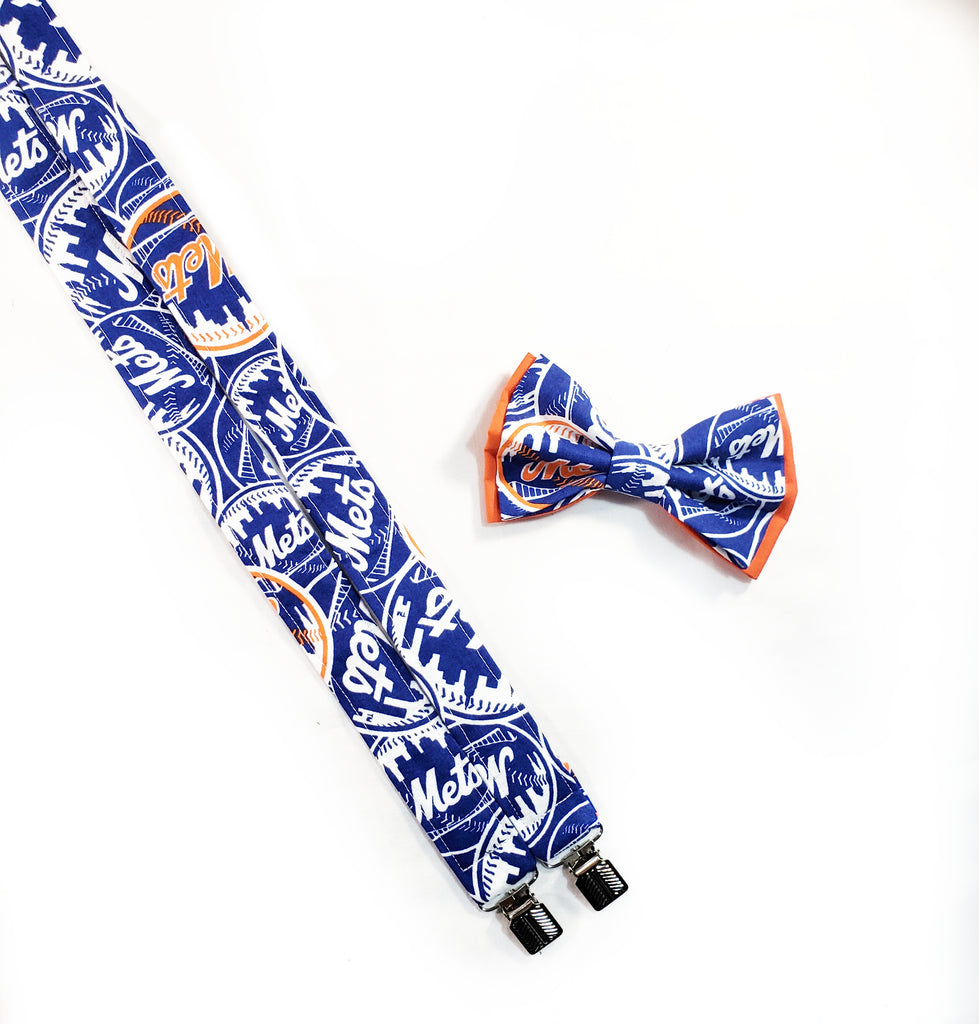 New York Mets Suspenders - Dapper Xpressions