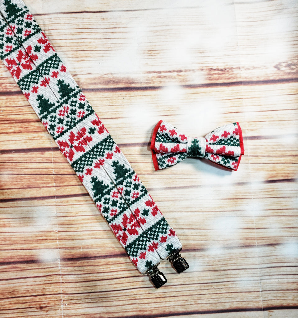 Ugly Christmas Suspenders - Dapper Xpressions