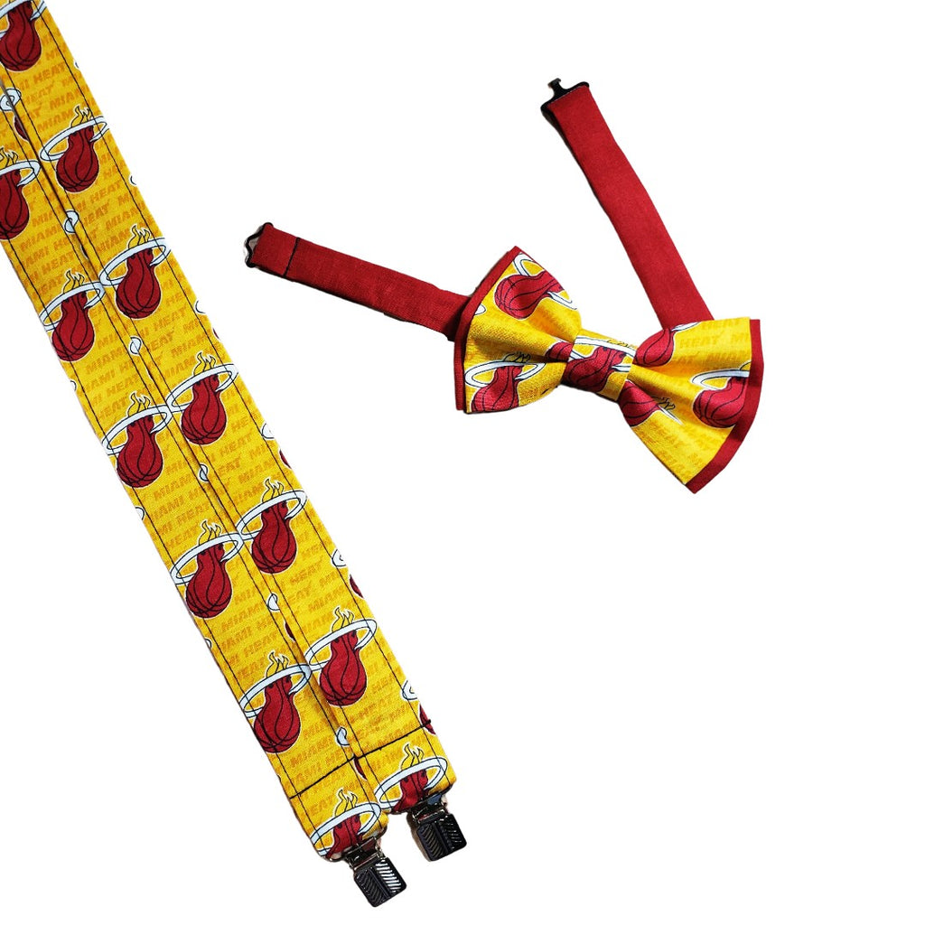 Miami Heat Suspenders - Dapper Xpressions