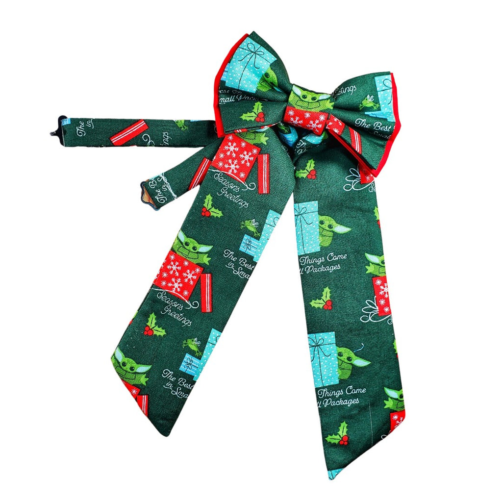 Baby Yoda Christmas Adjustable SweeTie - Dapper Xpressions