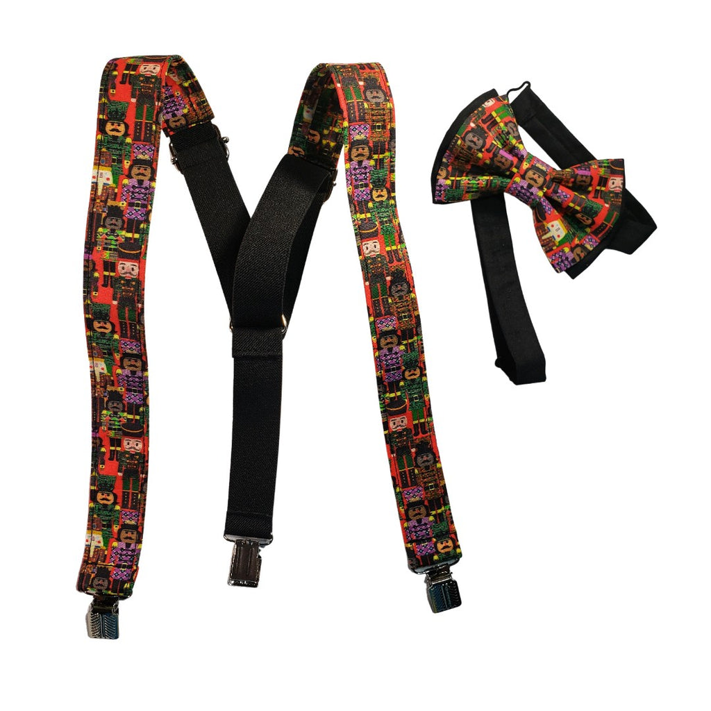 Melanin Nutcracker Suspenders - Dapper Xpressions