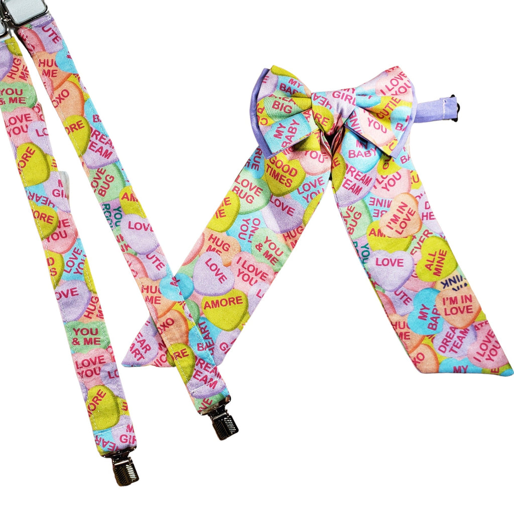 Candy Hearts Adjustable SweeTie - Dapper Xpressions