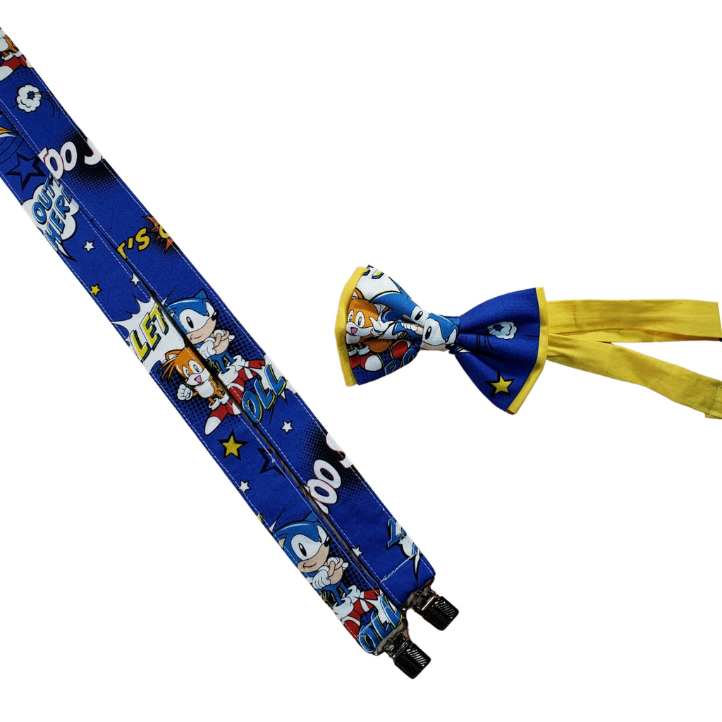 Sonic Boom Suspenders - Dapper Xpressions
