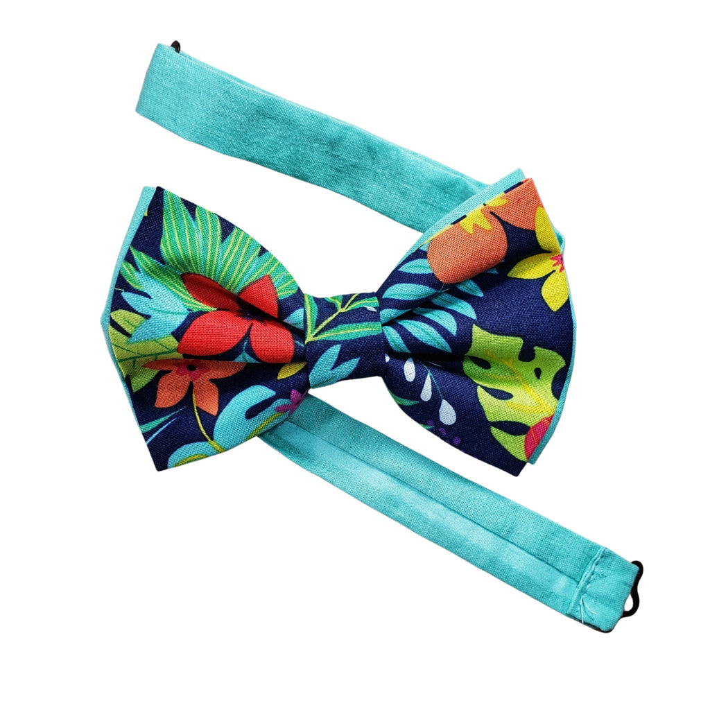 Hawaiian Palm Tree Skinny Suspenders - Dapper Xpressions