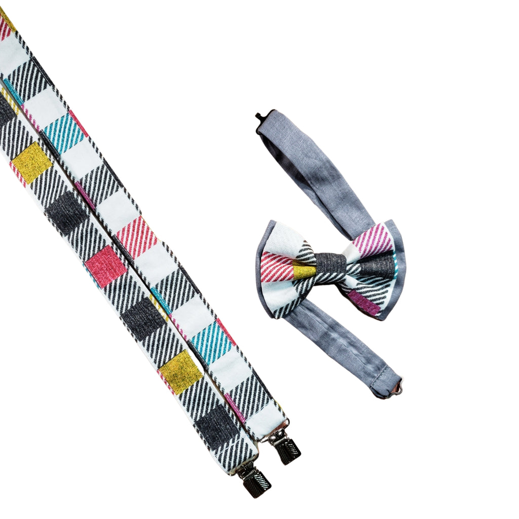 Spring Buffalo Plaid Suspenders - Dapper Xpressions