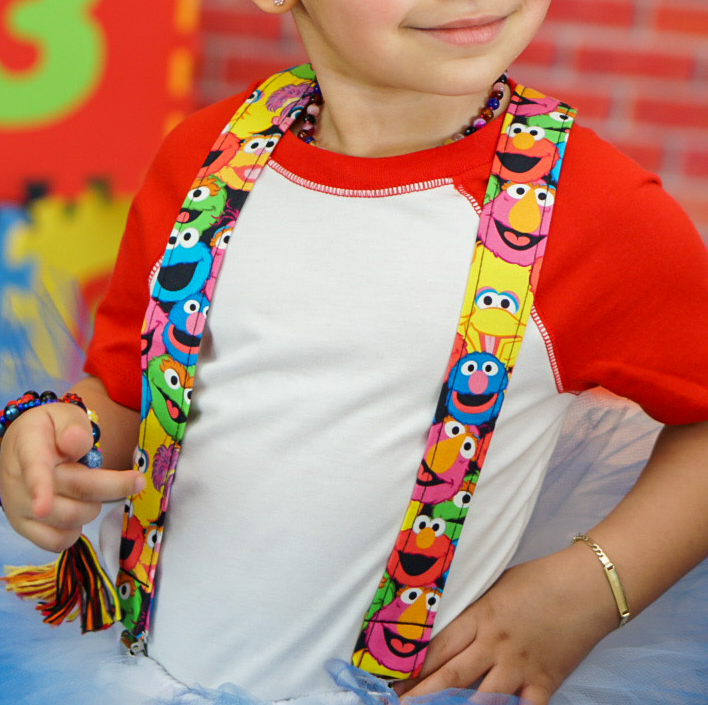 Sesame Street Suspenders - Dapper Xpressions