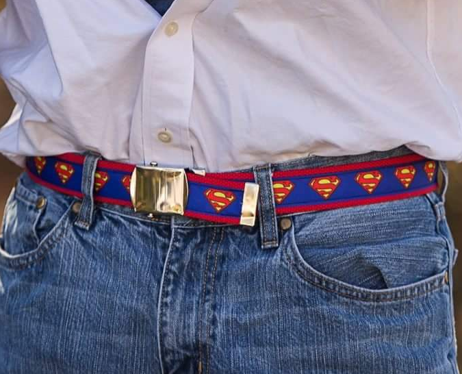 Superman belt shop mens