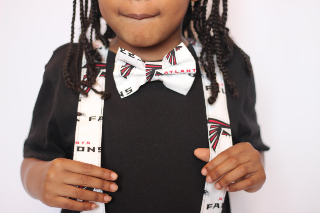 Atlanta Falcons Suspenders - Dapper Xpressions
