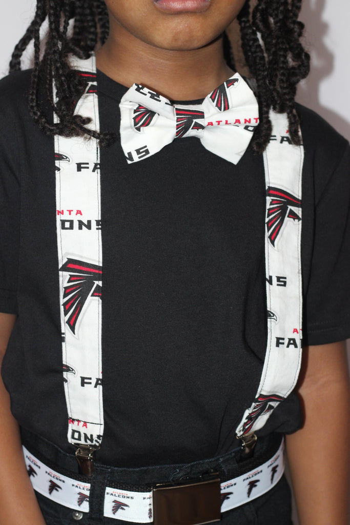 Atlanta Falcons Suspenders - Dapper Xpressions