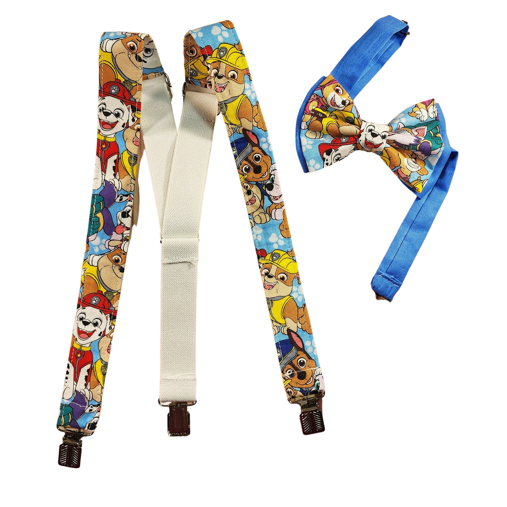 Paw Patrol Collage Suspenders - Dapper Xpressions
