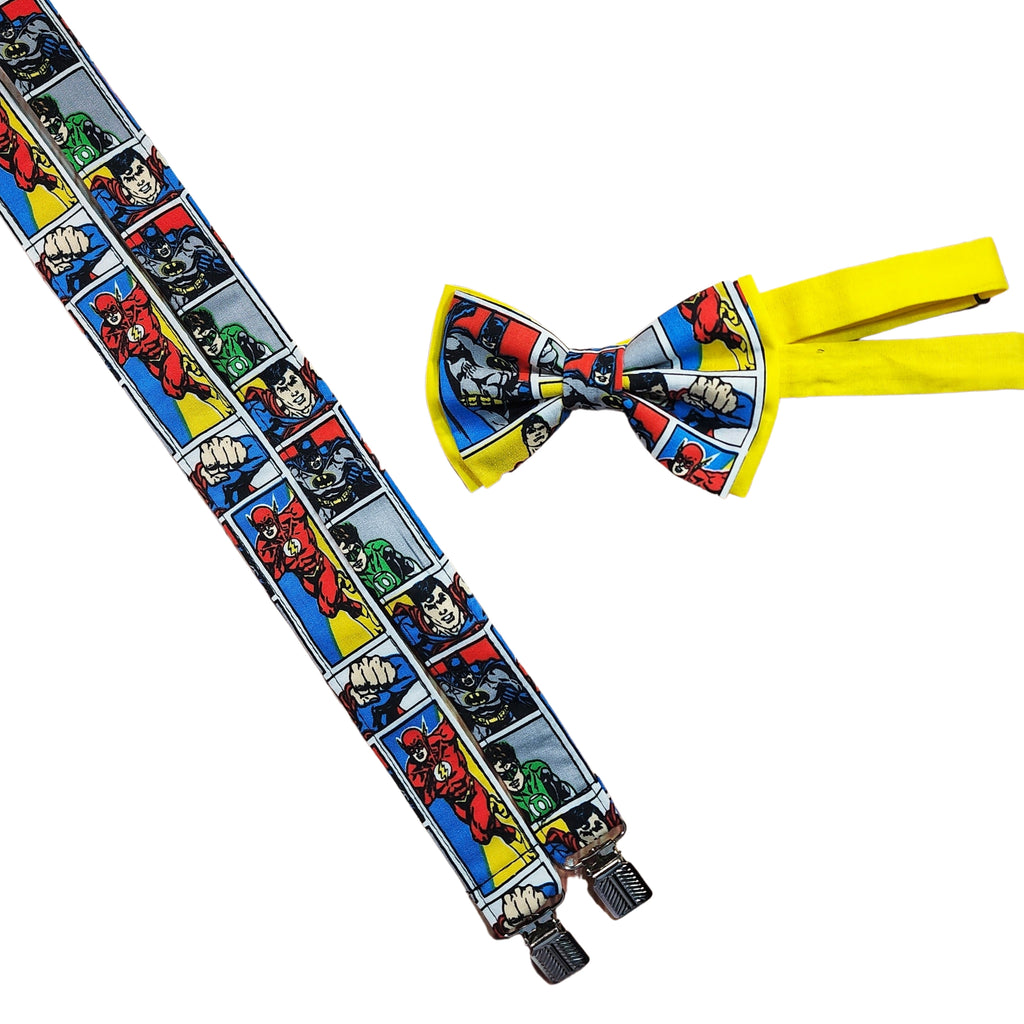 Super Friends Suspenders - Dapper Xpressions