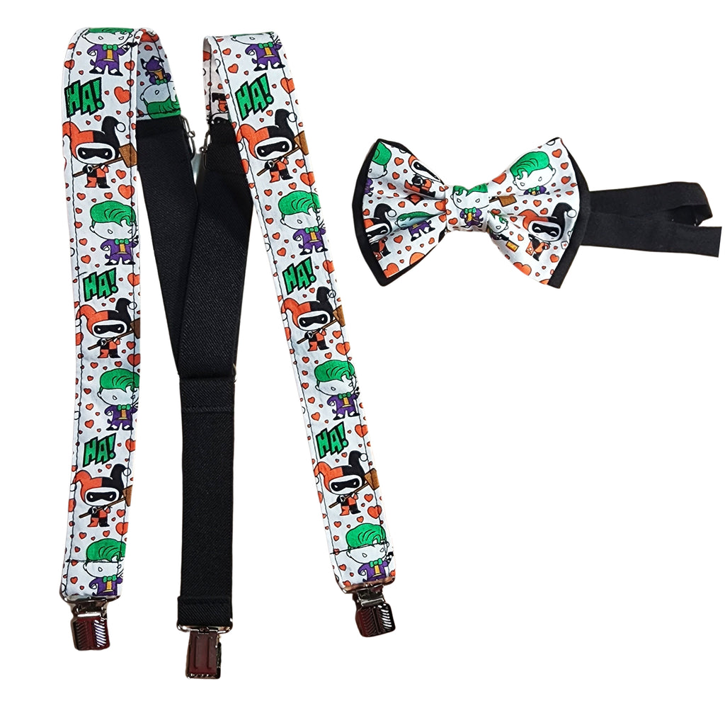 Joker & Harley Love Suspenders - Dapper Xpressions