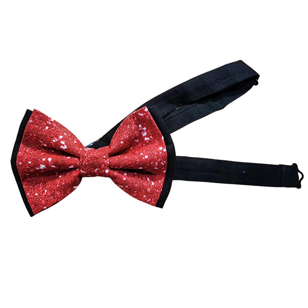 Faux (Fake) Glitter Red Suspenders - Dapper Xpressions