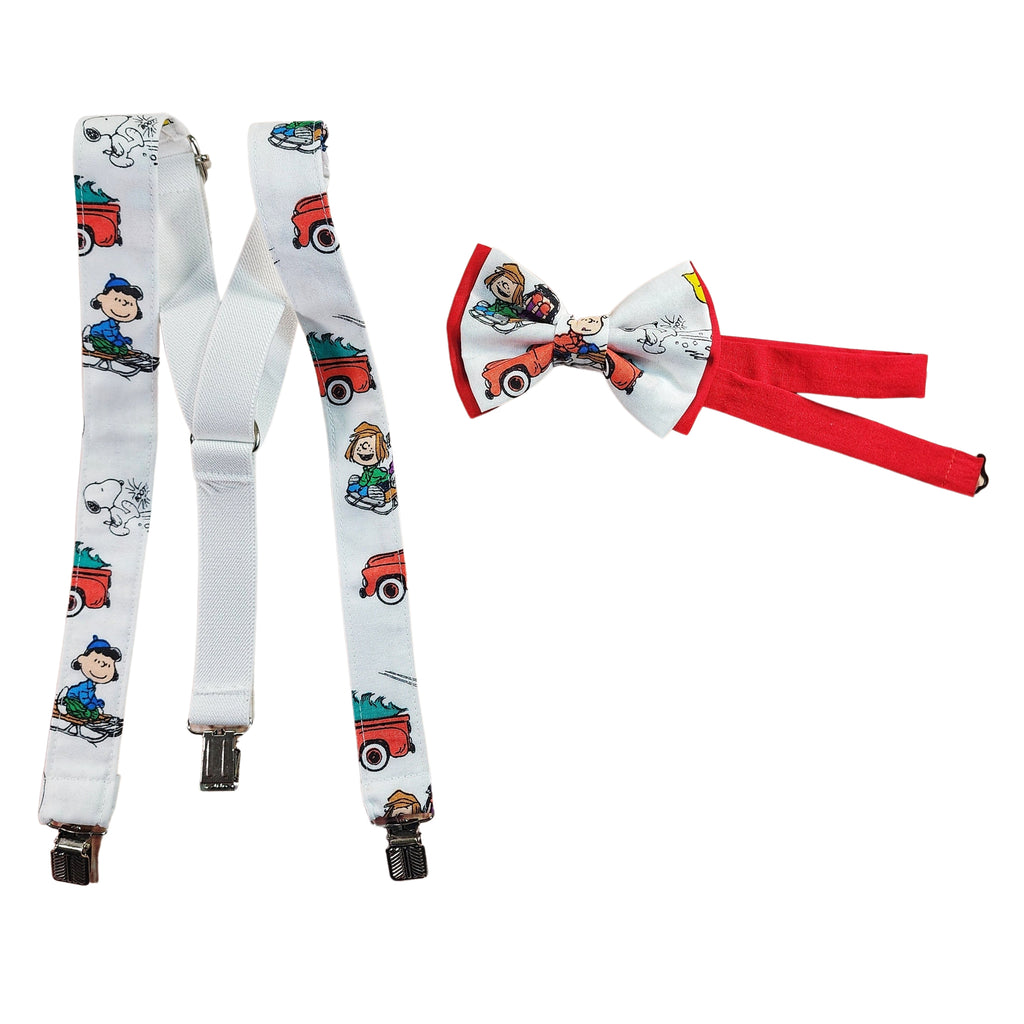 Christmas Charlie Brown Suspenders - Dapper Xpressions
