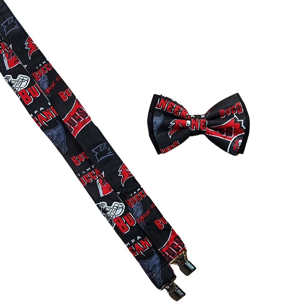 Tampa Bay Buccaneers Suspenders - Dapper Xpressions