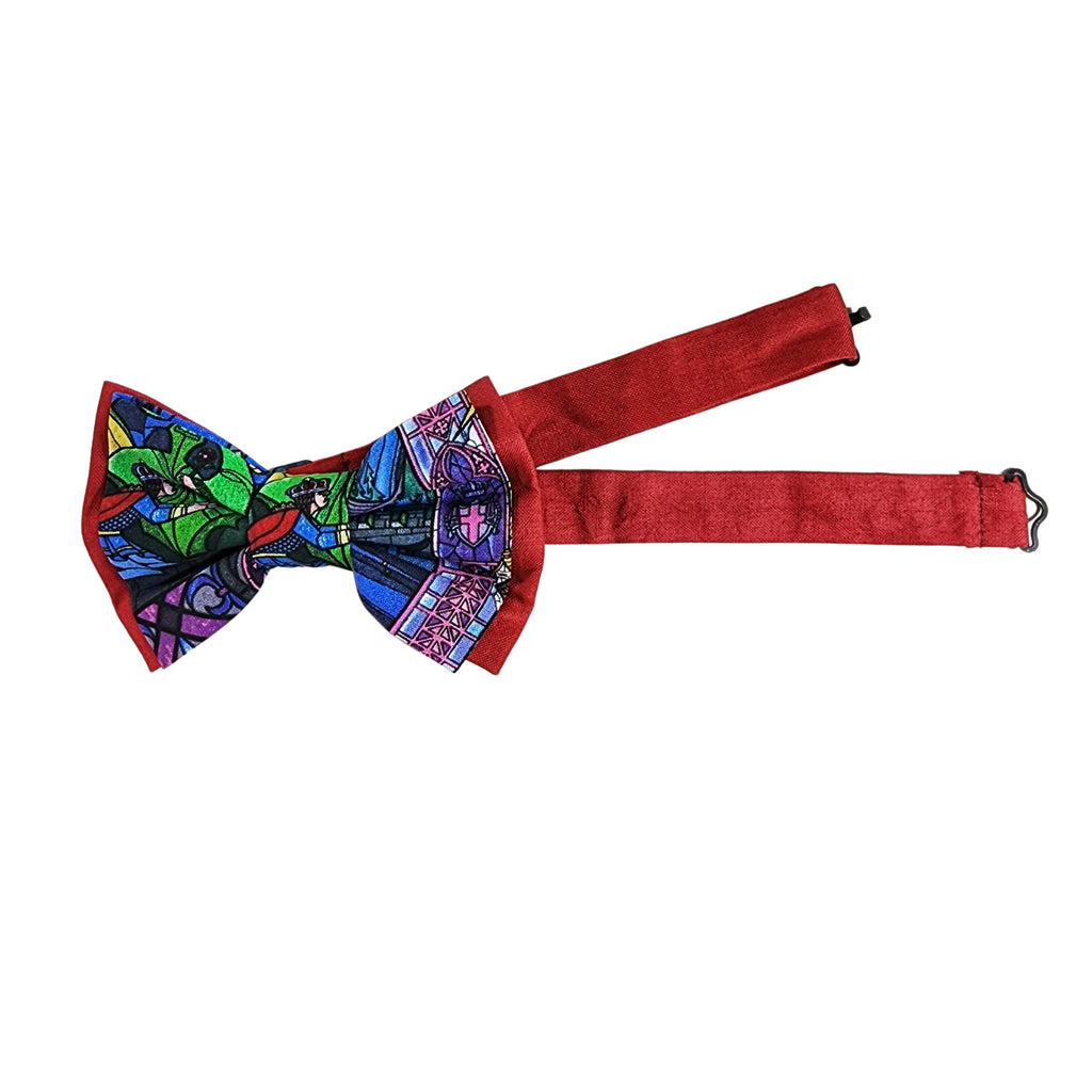 Beauty and the Beast Stained Glass Suspenders - Dapper Xpressions