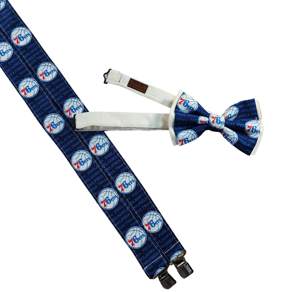 Philadelphia 76ers Suspenders - Dapper Xpressions