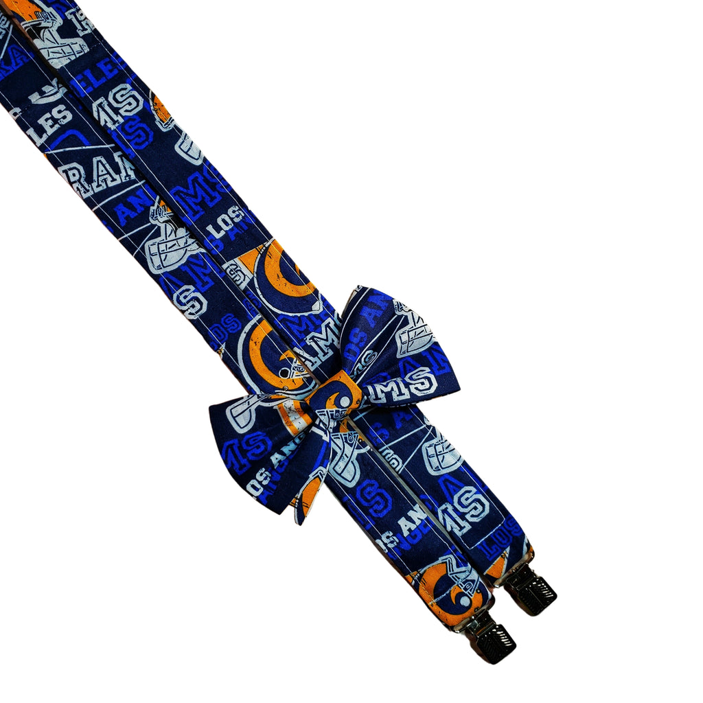 LA Rams Suspenders - Dapper Xpressions