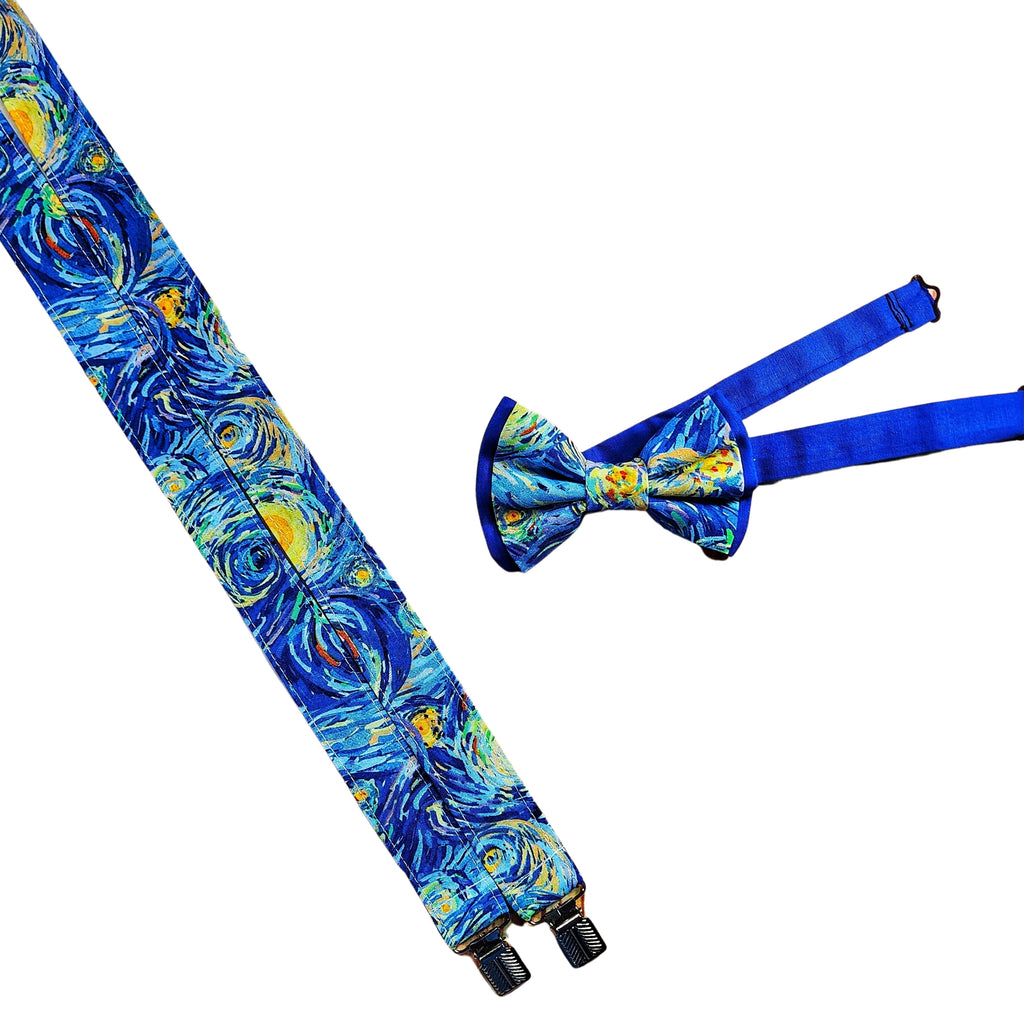 Starry Night Suspenders - Dapper Xpressions
