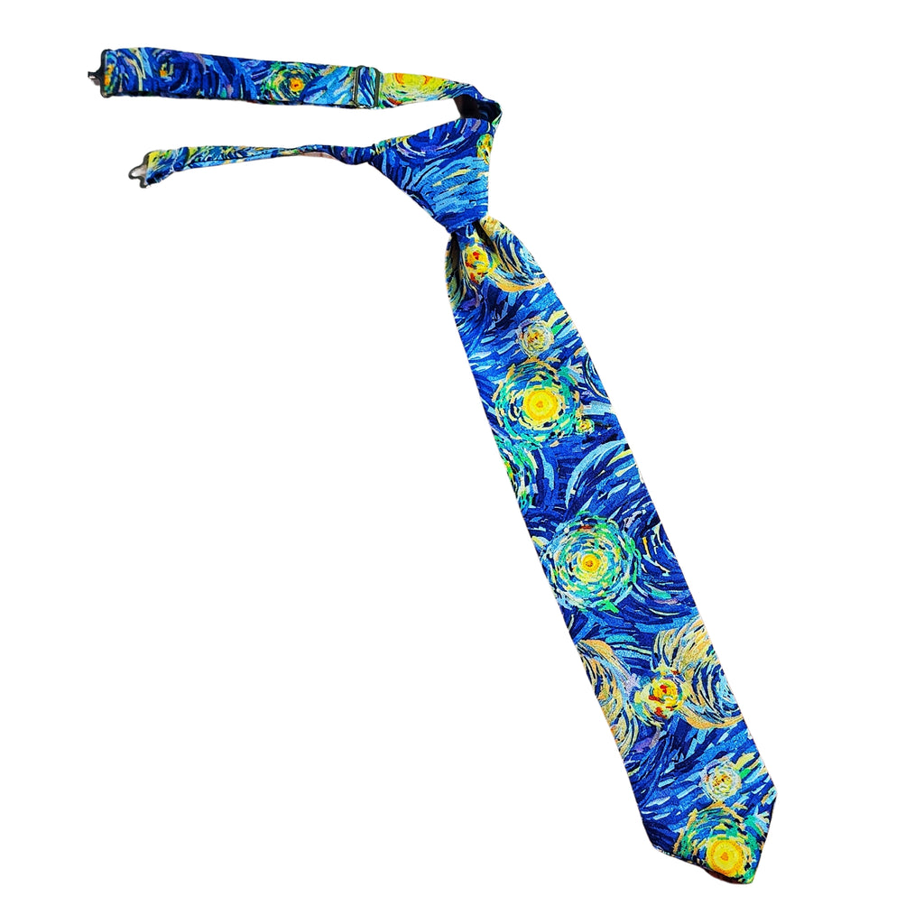 Starry Night Adjustable Necktie - Dapper Xpressions