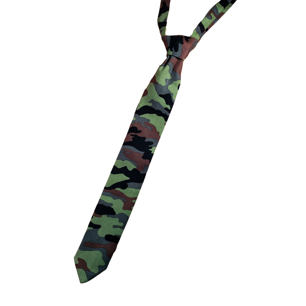 Camo Adjustable Necktie - Dapper Xpressions