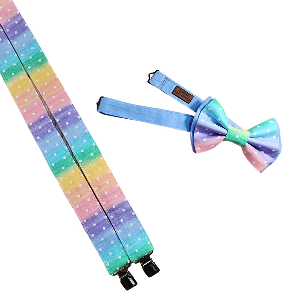 Pastel Rainbow Suspenders - Dapper Xpressions